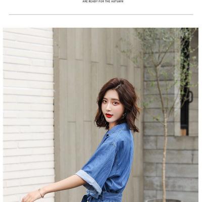 JUMPSUIT JEAN ĐÙI CỔ VEST - NJ965